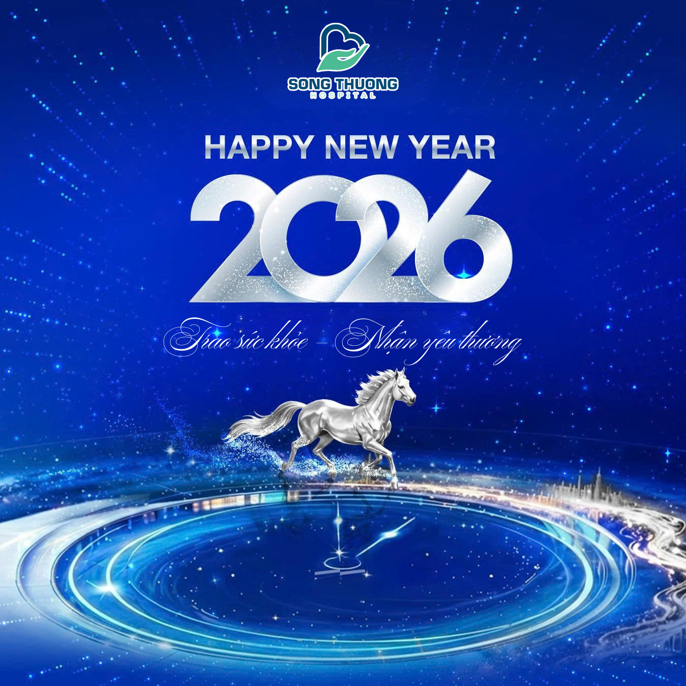 BỆNH VIỆN ĐA KHOA SÔNG THƯƠNG CHÚC MỪNG NĂM MỚI 2026